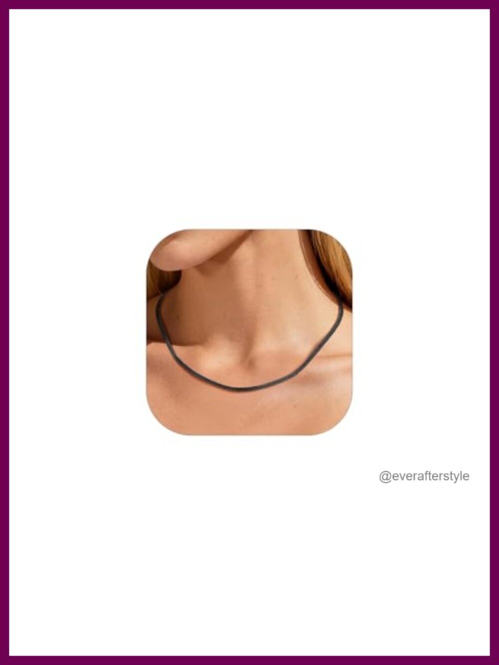 PROSTEEL Herringbone Choker Necklace Stainless Steel Snake Chain Gift Box
